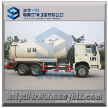 HOWO 6X6 Rhd 16000 L Vacuum Tanker Truck